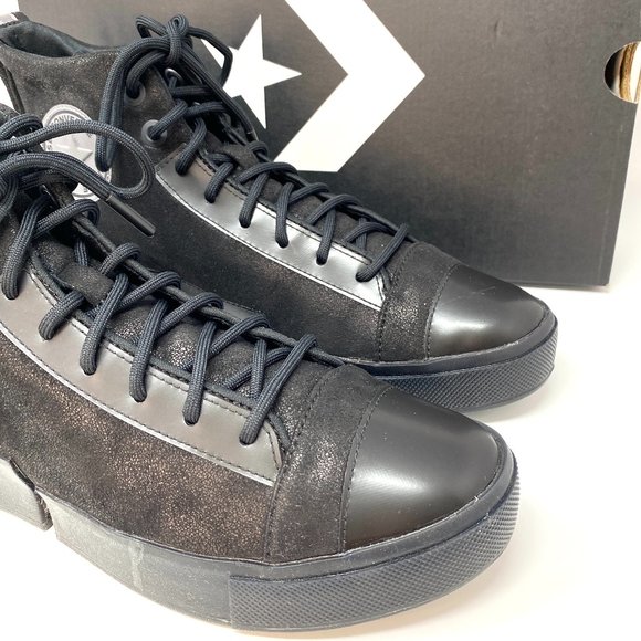 💖MEGA SALE💖Converse 169459C ALL STAR DISRUPT CX High Suede Canvas Black Women - Picture 9 of 13